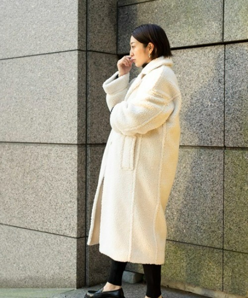 「styling/」 コート 0 ブラック レディース_画像8