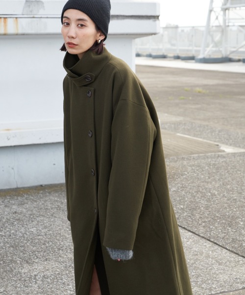 「Auntie Rosa Holiday」 チェスターコート MEDIUM アイボリー レディース_画像4