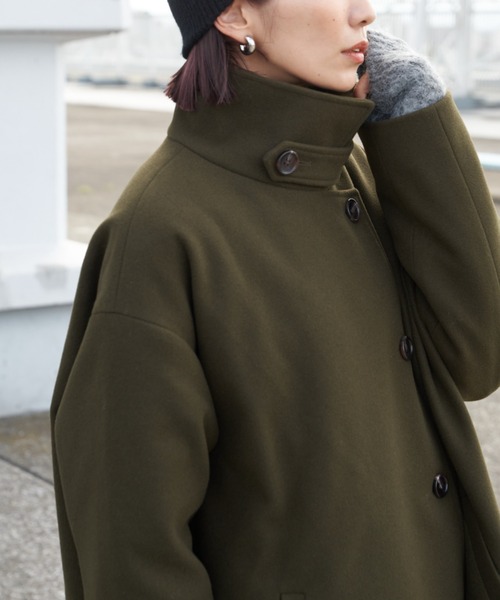 「Auntie Rosa Holiday」 チェスターコート MEDIUM アイボリー レディース_画像6