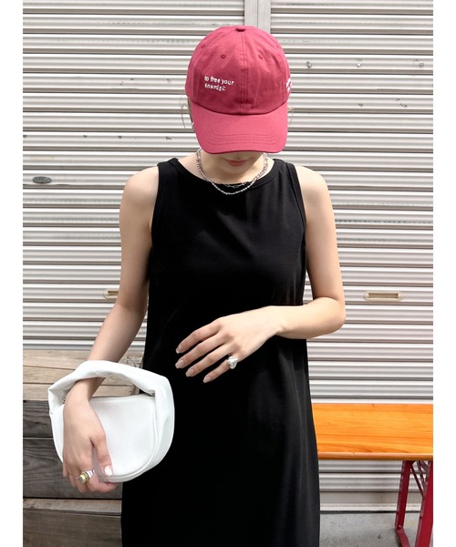 Ungrid オーガビッツテレコフィットワンピース　黒M 新品未使用品タグ付き セール】オーガビッツテレコフィットワンピース（ワンピース