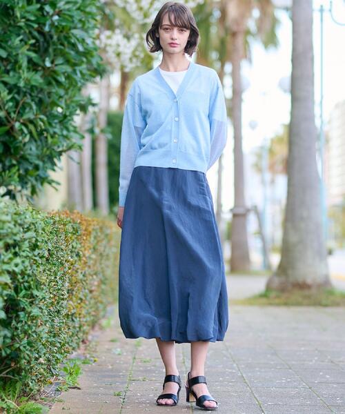 ドレステリア　シアーショート丈カーディガン DRESSTERIOR（ドレステリア） カーディガン 「洗える/ショート丈