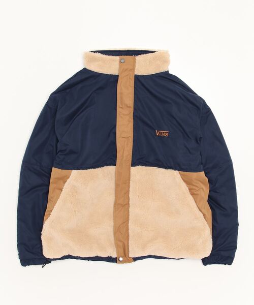 VANS（ヴァンズ） ジップアップブルゾン L ブラック メンズ : ZOZOTOWN