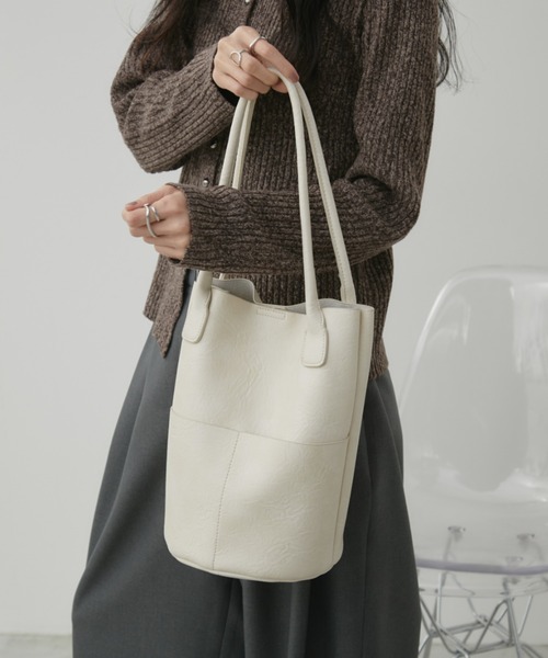 Aunt Marie's（アントマリーズ） トートバッグ アウトポケットバケツ