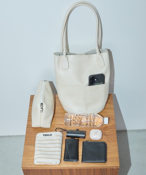 Aunt Marie's（アントマリーズ） トートバッグ アウトポケットバケツ