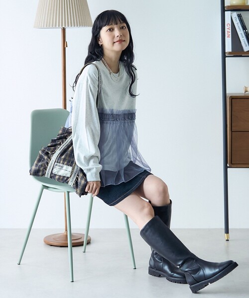 Girlish カットソー　ブラックフリーサイズ VSC0124A0002_l_a040.jpg