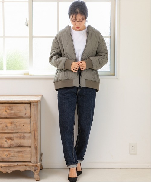 「PREFERIR」 ブルゾン LARGE カーキ レディース_画像5