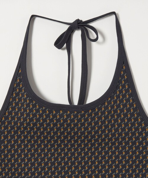 キャミソール 「Steven Alan」プリント ホルターネック Tシャツ STEVEN ALAN キャミソール 「Steven Alan」プリント