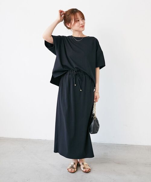 le.coeur blanc（ルクールブラン） ワンピース MVS天竺プルオーバー