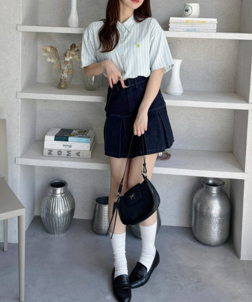 ブラウス シャツ U.S. POLO ASSN. 半袖 レギュラー チュニック シャツ レディース メンズ U.S. POLO ASSN. ブラウス シャツ 半袖 レギュラー チュニック