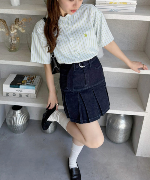 ブラウス シャツ U.S. POLO ASSN. 半袖 レギュラー チュニック シャツ レディース メンズ U.S. POLO ASSN. ブラウス シャツ 半袖 レギュラー チュニック