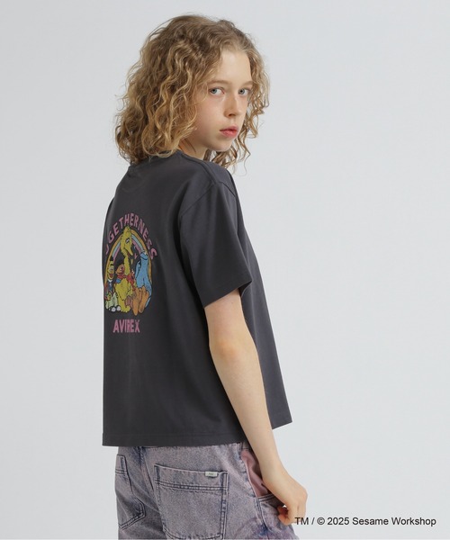 SESAME STREET tシャツ 「SESAME meets AVIREX」TOGETHERNESS T