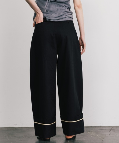 CREDONA チノパン COTTON WIDE PANTS/コットンワイドパンツ