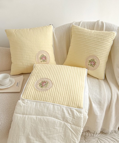 FOKAI クッションカバー・ブランケット 30％OFF】レオパード刺繍クッションカバー｜KANKAN ONLINE SHOP