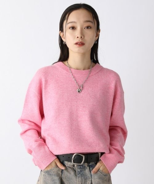 JEANASIS（ジーナシス） 長袖ニット FREE ピンク レディース