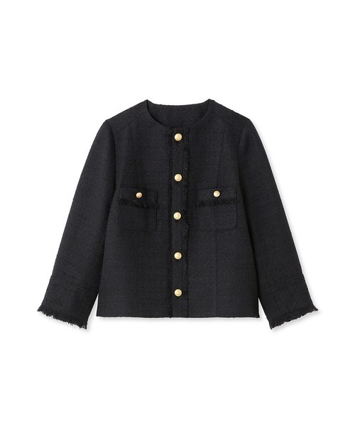 新品タグつきスナイデルツイードジャケット　ピンク　1サイズ snidel】ツイードジャケット ピンク サイズ0 SNIDEL スナイデル