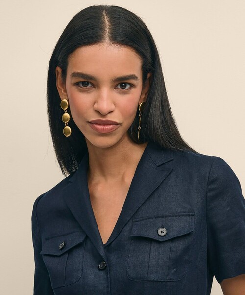 BROOKS BROTHERS（ブルックスブラザーズ） シャツワンピース リネン