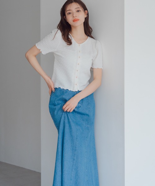 ハーリップトゥ　スカート　Ｍサイズ　2025年秋購入　新作　未使用品 eclat 2025年11月号掲載商品］ソフトメモリータフタバルーンスカート