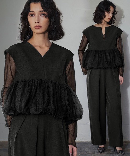 GIRL パンツドレス セパレート セットアップ 2点セット L GIRL DRESS FOR NOW パンツドレス : ZOZOTOWN Yahoo!店 - 通販 - Yahoo
