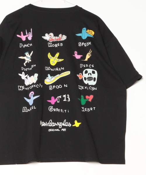 マークゴンザレス　直筆アートワーク　mark gonzales 額装済み Mark Gonzales tシャツ MARK GONZALES ART WORK/マーク