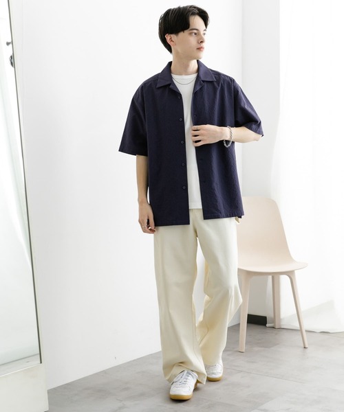SENSE OF PLACE by URBAN RESEARCH シャツ シアサッカーオープン