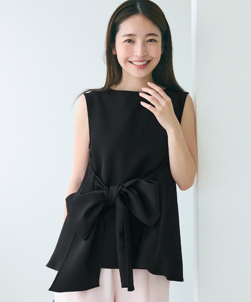 tシャツ 「WEB限定」2WAYバックリボントップス レディース 袖2Wayバックリボントップス[ta139] | レディースファッション
