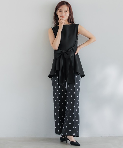 coca tシャツ 前後2wayリボントップス セットアップ可能