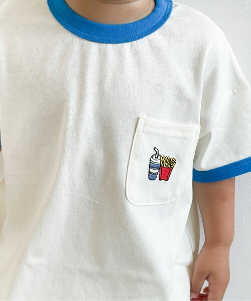 BREEZE（ブリーズ） tシャツ ジャンクフード刺繍Tシャツ キッズ 子供服