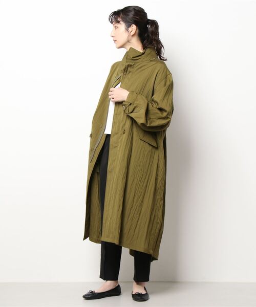 「IENA LA BOUCLE」 モッズコート 36 カーキ レディース_画像4