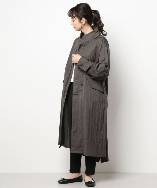 「IENA LA BOUCLE」 モッズコート 36 カーキ レディース_画像8