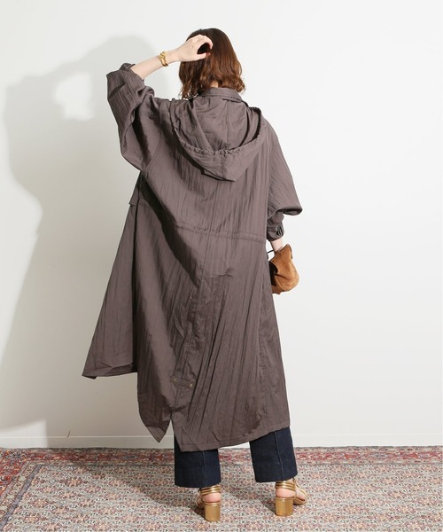 「IENA LA BOUCLE」 モッズコート 36 カーキ レディース_画像9