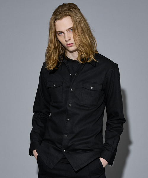 5351 pour les hommes ダンガリーシャツ 5351 POUR LES HOMMES シャツ カッタウェイ ダンガリーシャツ