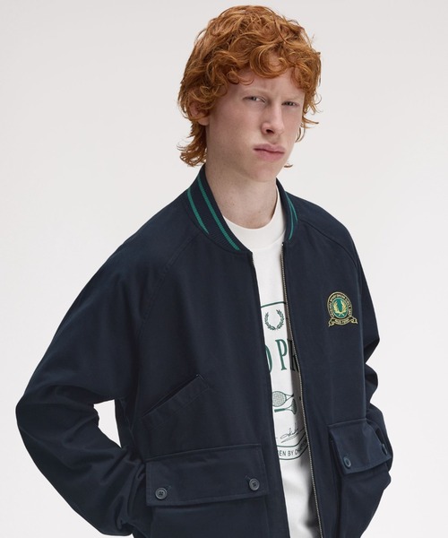 フレッドペリー ボンバージャケット 薄手ジャケット フレッドペリー FREDPERRY ジャケット ボンバージャケット