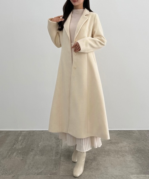 CENEA（セネア） コート チェスターコート ウエストシェイプシングル