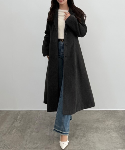 CENEA（セネア） コート チェスターコート ウエストシェイプシングル