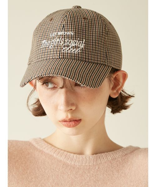 『最安値』Lilypad キャップ brown セール】ツバ長 無地キャップ UV（キャップ）｜14+（イチヨン