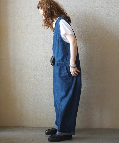 8OZデニム ノースリオールインワンは 8OZデニム ノースリオールインワン（つなぎ／オールインワン