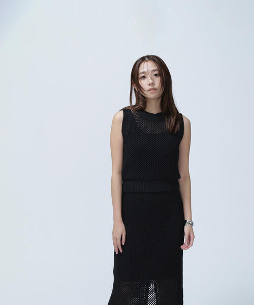 【美品】 NATURAL BEAUTY BASICベージュ セットアップ L&M ナチュラルビューティーベーシック NATURAL BEAUTY BASIC