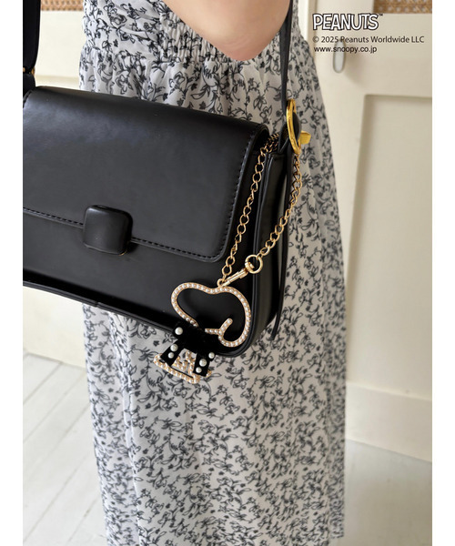 SNOOPY（スヌーピー） キーホルダー PEANUTS パールBAGチャーム