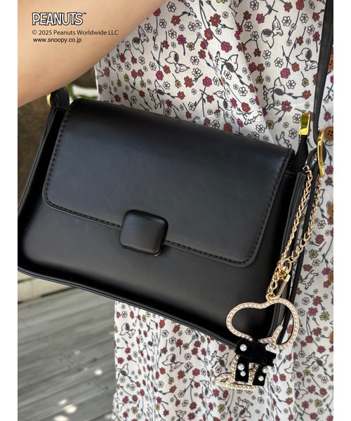 SNOOPY（スヌーピー） キーホルダー PEANUTS パールBAGチャーム