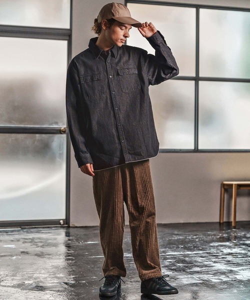 CAMBIO（カンビオ） パンツ mp13963- Wide Wale Corduroy Balloon