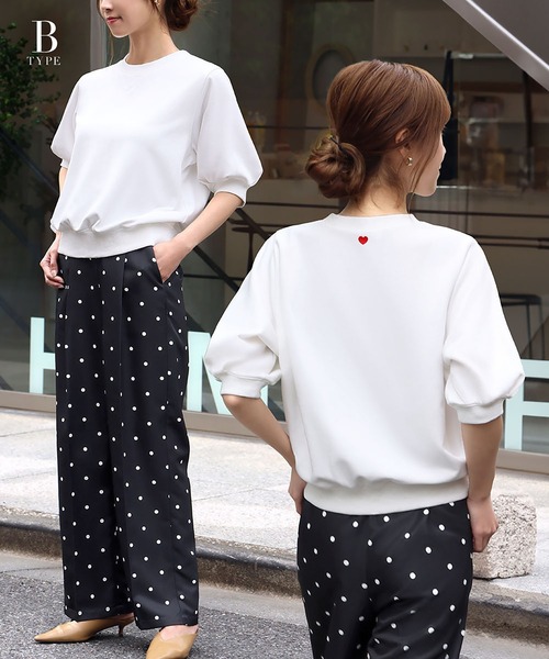 ELFRANK スウェットカットソー FREE ホワイト系その他 レディース