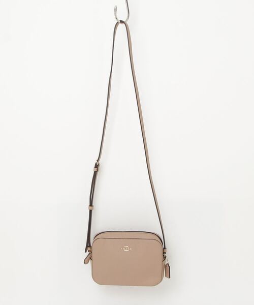 COACH 「COACH」 ワンポイントショルダーバッグ - ベージュ レディース 