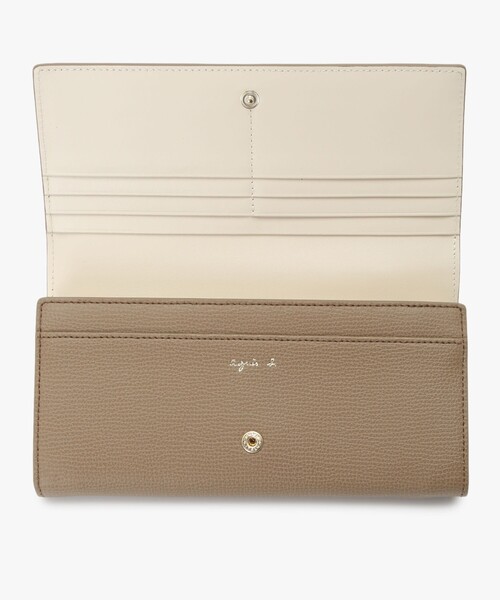agnes b.（アニエスベー） 財布 レザー ロングウォレット WAW01−02