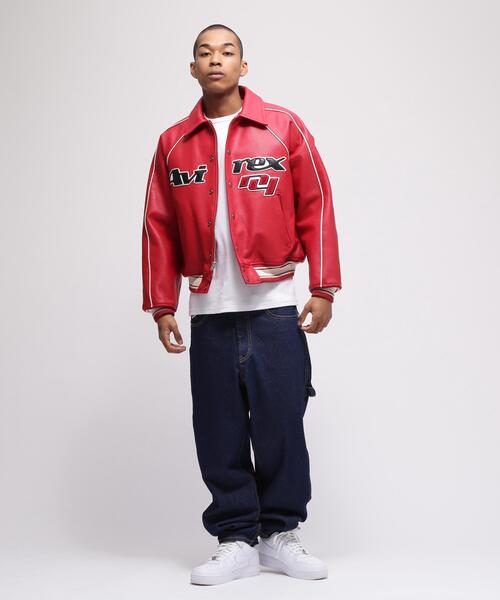 AVIREX（アヴィレックス） スタジャン COW LOGO VARSITY JACKET / カウ