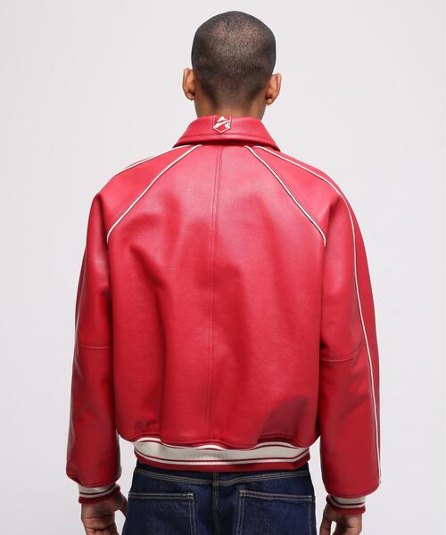スタジャン COW LOGO VARSITY JACKET / カウ ロゴ バーシティジャケット / AVIREX / アヴィレックスの画像