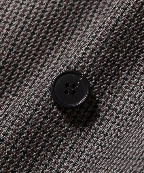 BEAMS ブラウン チェック テーラードジャケット 88 Ray BEAMS（レイ ビームス） ジャケット テーラードジャケット