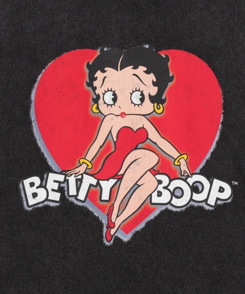 BETTY BOOP（ベティ ブープ） tシャツ 半袖 WEGO/BETTYコラボビッグT