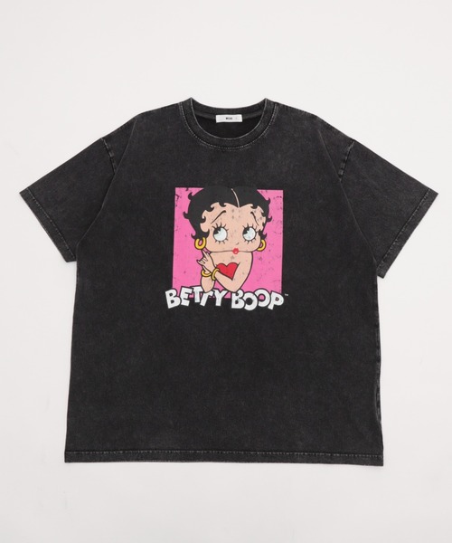 BETTY BOOP（ベティ ブープ） tシャツ 半袖 WEGO/BETTYコラボビッグT