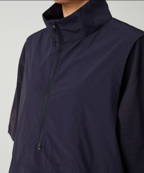 キルティング✨スノーピーク ナイロン ベスト アスタリスク ネイビー 2 M〜L snow peak（スノーピーク） ベスト ジレ Snow Peak / Nylon Tussah