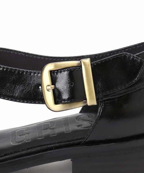 Le Talon GRISE（ル タロン グリーズ） ローファー GRISE3cmクロス